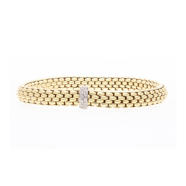 18ct Gold and Diamond Fope Bracelet