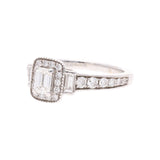 Vera Wang 18ct White Gold and Diamond Ring