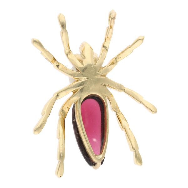 18ct Multi-Gem Spider Pendant