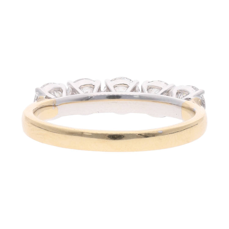 18ct Gold and Diamond Five Stone Ring