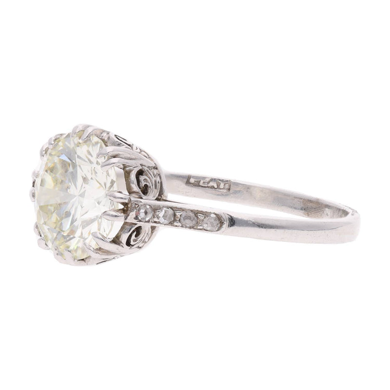 Platinum and Diamond Ring