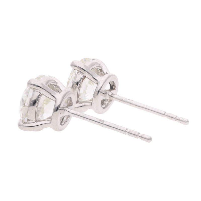 Platinum and Diamond Stud Earrings