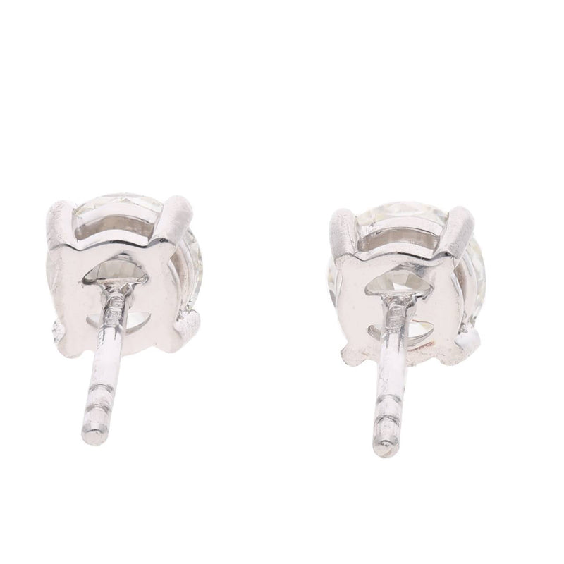 Platinum and Diamond Stud Earrings