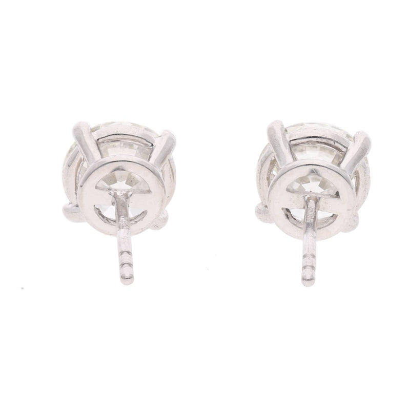 Platinum and Diamond Stud Earrings