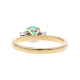 18ct Gold Emerald and Diamond Ring