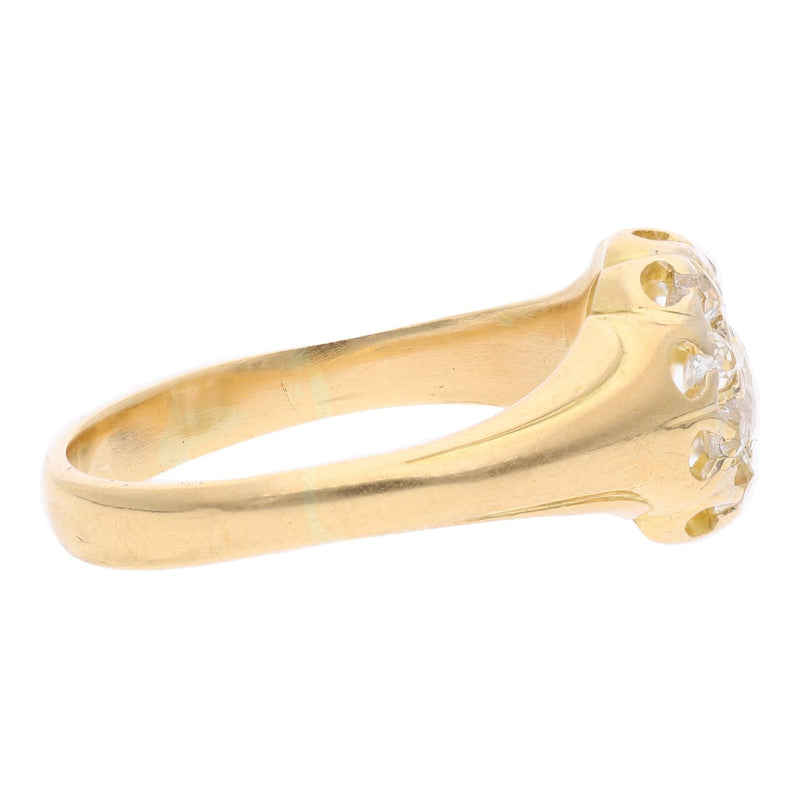 18ct Gold and Diamond Cluster Ring