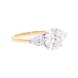 18ct Gold Platinum and Diamond Three Stone Ring