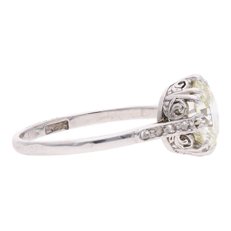 Platinum and Diamond Ring