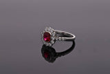 Spinel and Diamond Cluster Ring