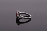 Spinel and Diamond Cluster Ring