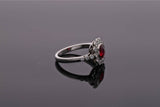 Spinel and Diamond Cluster Ring