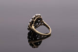 Victorian 18ct Gold and Diamond Cluster Ring