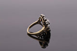 Victorian 18ct Gold and Diamond Cluster Ring