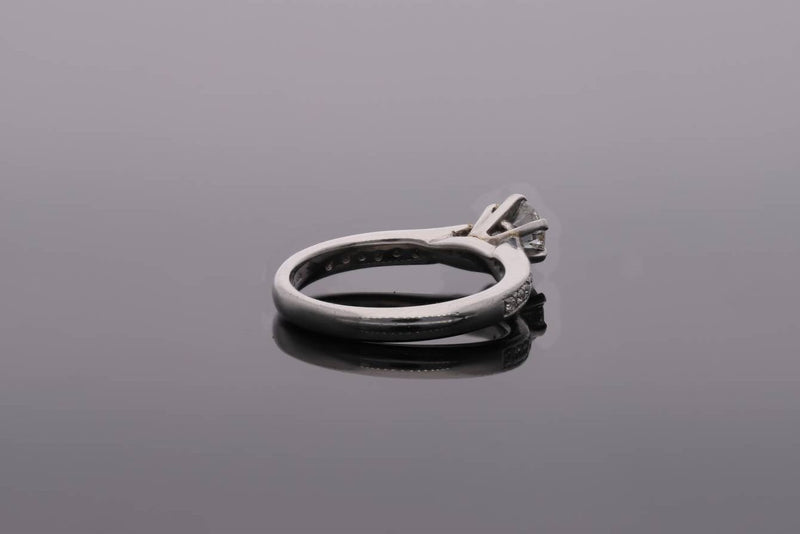 Platinum and Diamond Solitaire Ring