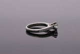 Platinum and Diamond Solitaire Ring