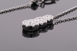 18ct White Gold and Diamond Necklace