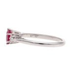 18ct White Gold Ruby and Diamond Ring