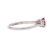 18ct White Gold Ruby and Diamond Ring