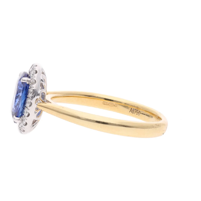 18ct Gold Sapphire and Diamond Ring