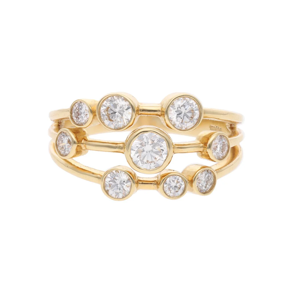 18ct Diamond 'Raindance' Ring