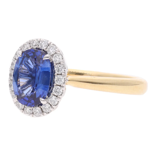 18ct Gold Sapphire and Diamond Ring