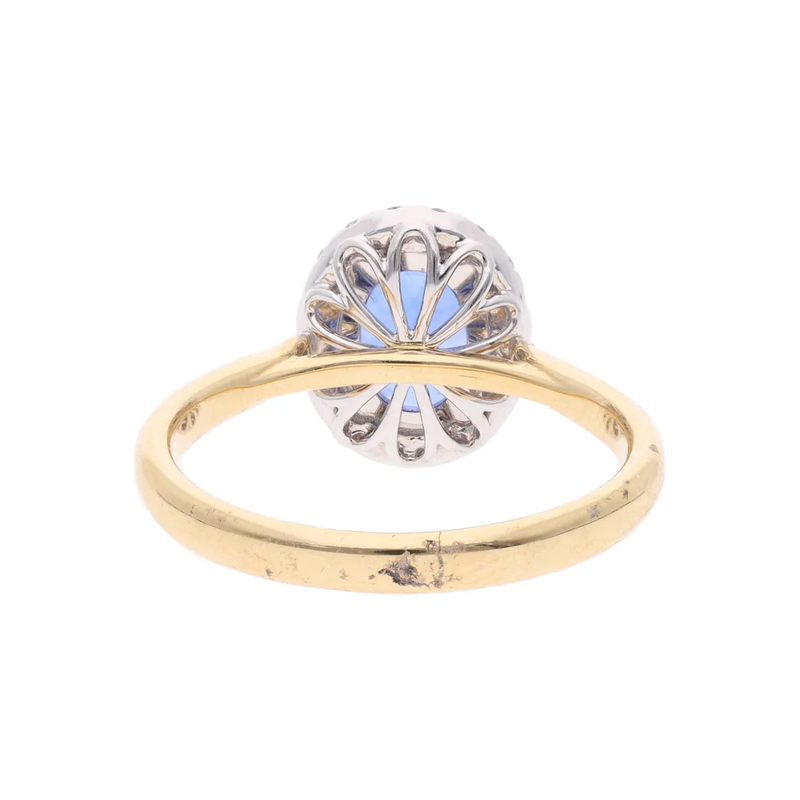 18ct Gold Sapphire and Diamond Ring