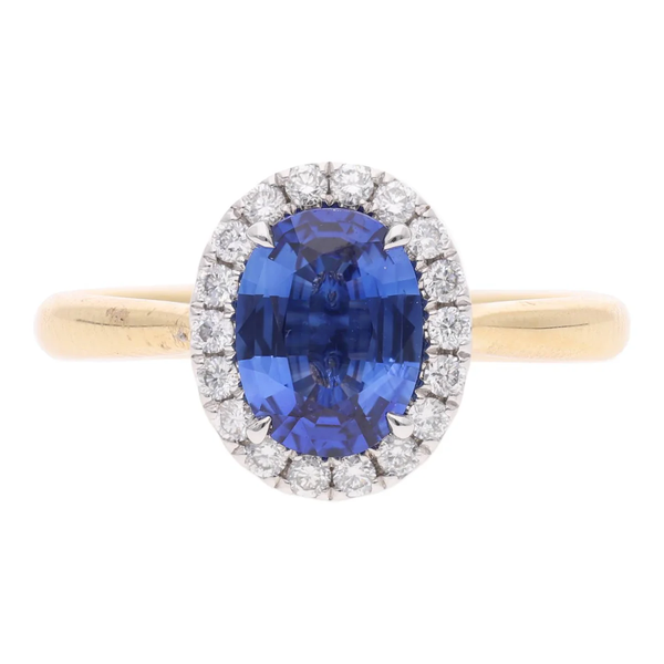 18ct Gold Sapphire and Diamond Ring