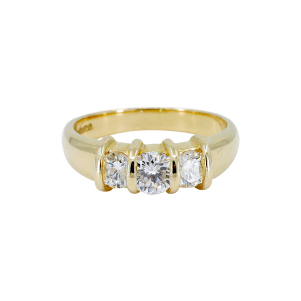 Diamond Three Stone Ring